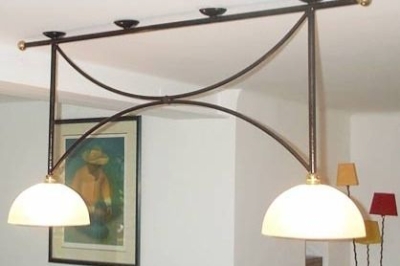 Lampe en fer forgé Lampe en fer forgé